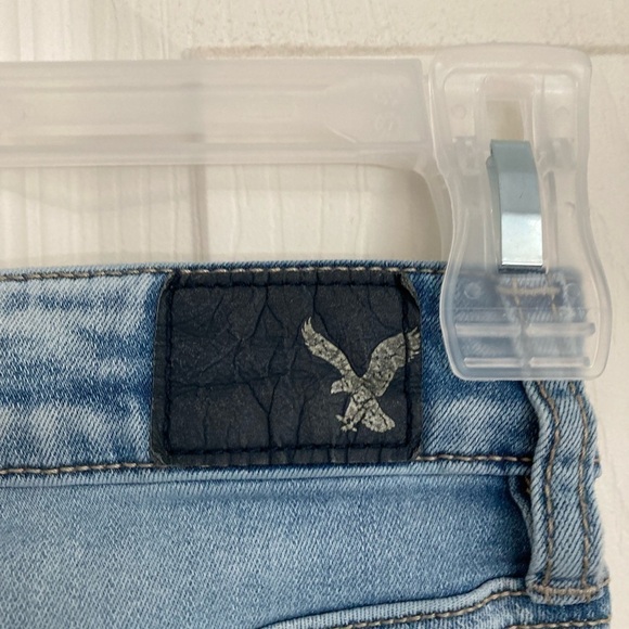 American Eagle Super Stretch Light Ripped Jeans Women's Size 00 - Picture 3 of 6